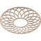 Ekena Millwork Cannes Wood Fretwork Pierced Ceiling Medallion, Alder, 28"OD x 9 5/8"ID x 3/8"T CMWP28X28X0375CNAL - alternate 5